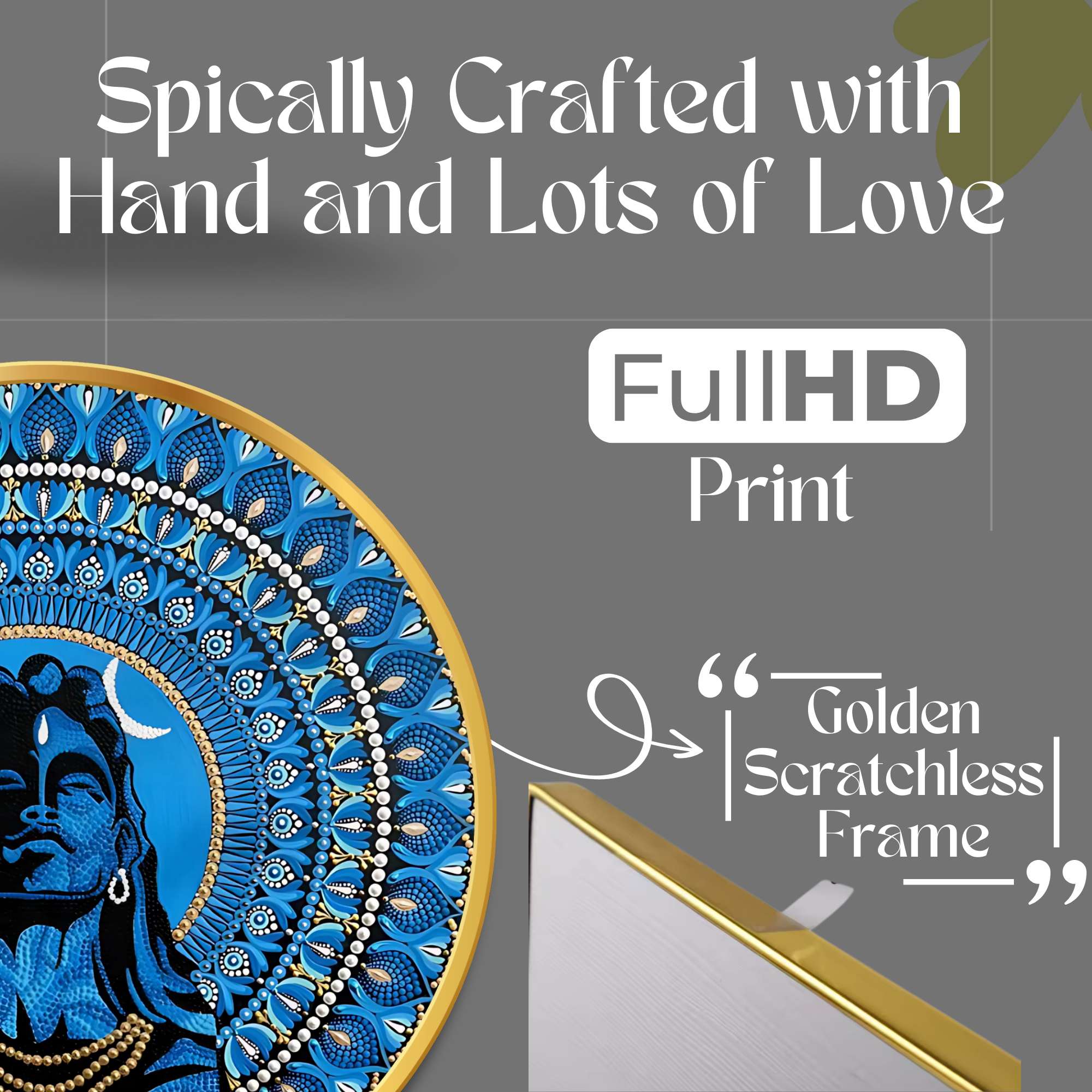 Round Wall Painting - Image 2